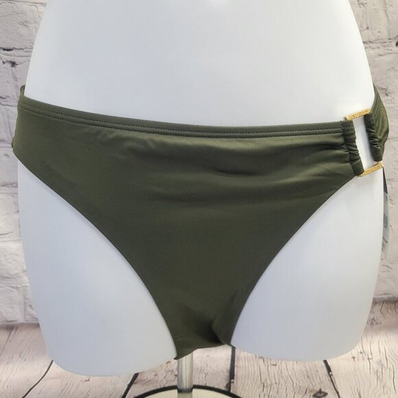 Lauren Ralph Lauren Women's Beach Club Solids Ring Hipster Bikini Bottom - Picture 1 of 5